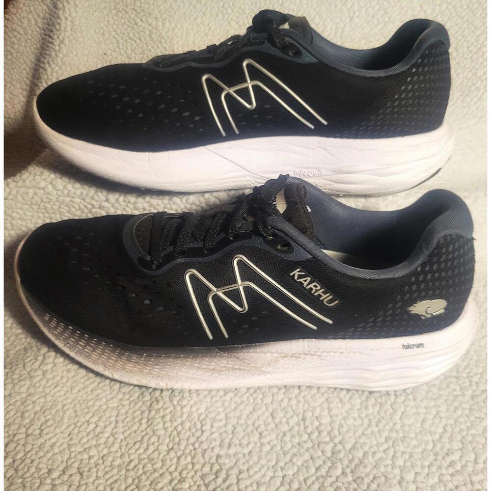 Karhu Ikoni Ortix Women's Running Shoes Black & White - Size 10.5